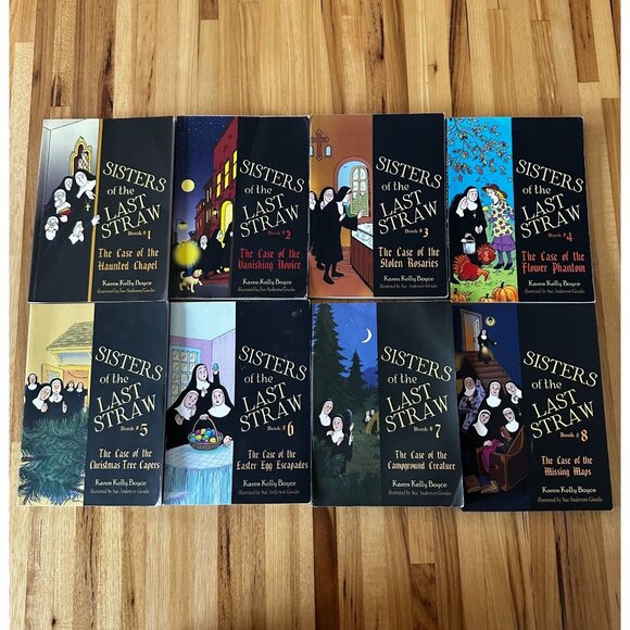 Sisters Of The Last Straw Books 1-8 Catholic Set Boyce Gioulis Lot Early Chapter - Picture 1 of 6